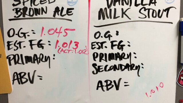 My "Upcoming Beers Board" where I display what's coming soon. Labeling Your Keg, Carboy, and Fermentation Buckets