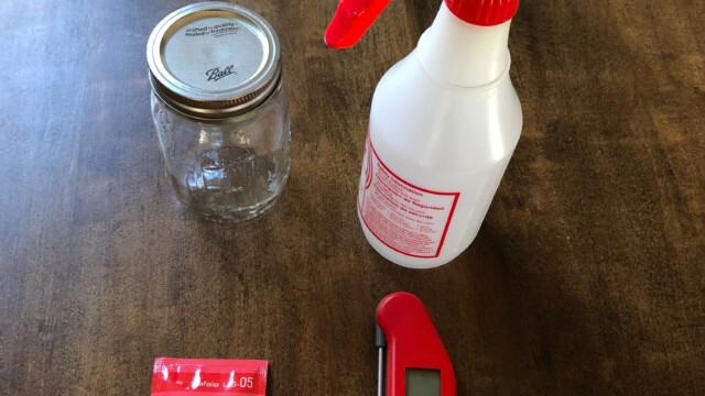 The gear that you'll want for rehydrating your yeast. Rehydrating Dry Yeast