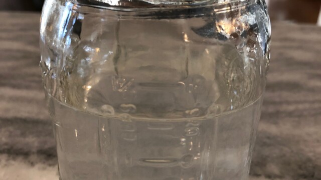 I've filled my jar to the 10 oz line with that 101 degree water. Rehydrating Dry Yeast